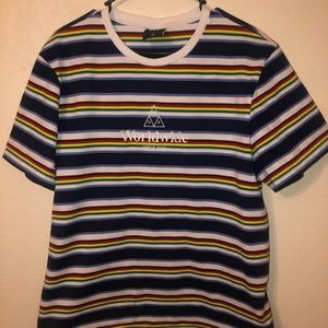 HUF WORLDWIDE Multi Striped Tee